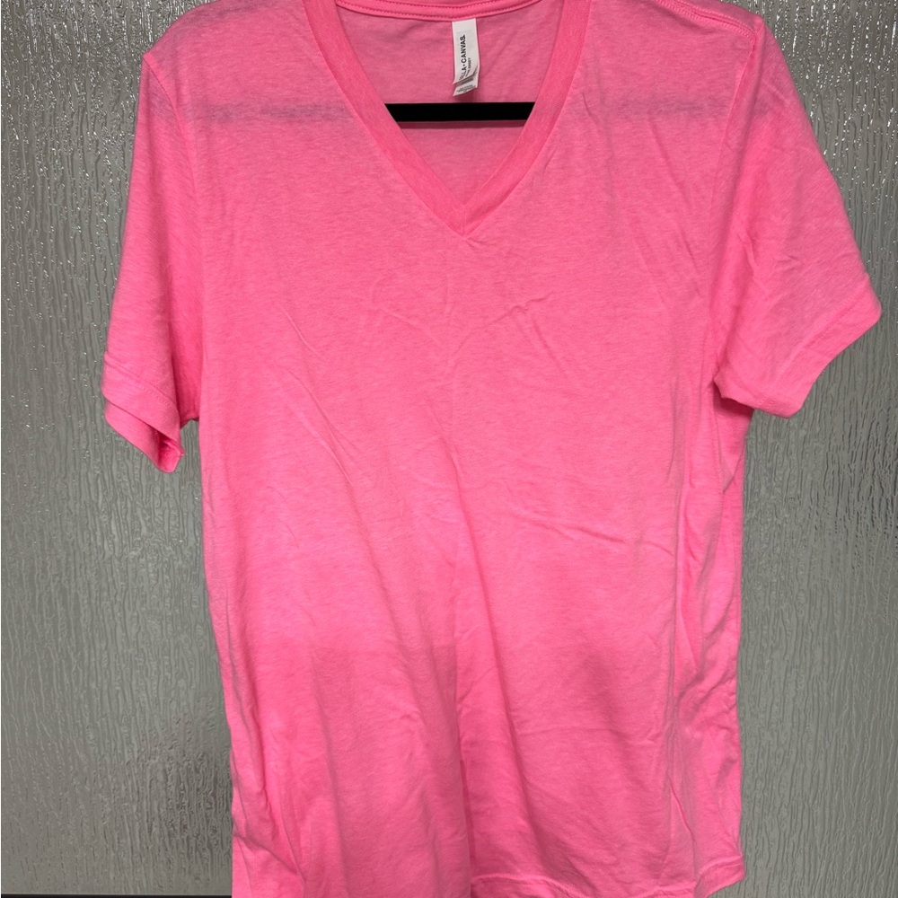 Bella Canvas Pink Short Sleeve Tee